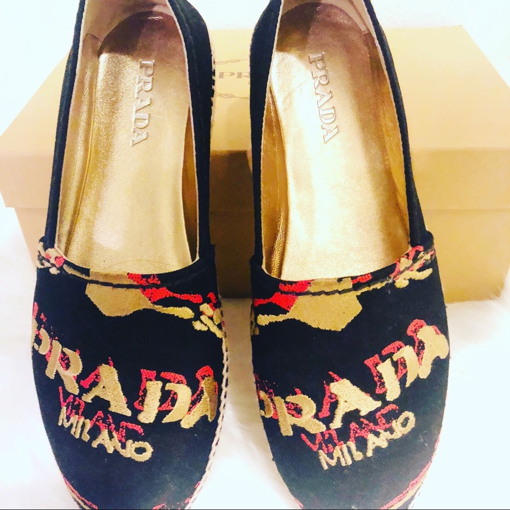 Authentic Prada espadrille